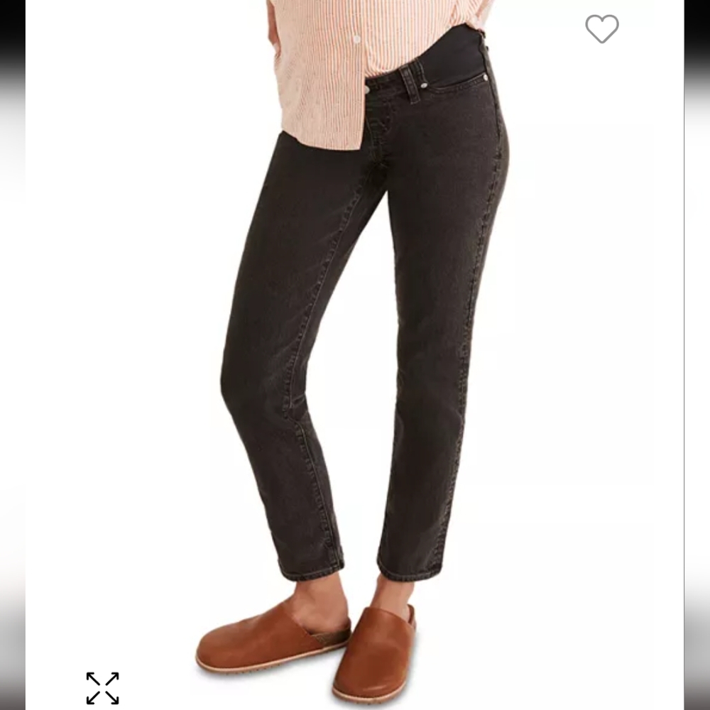 Madewell Black Maternity Perfect Vintage Jean